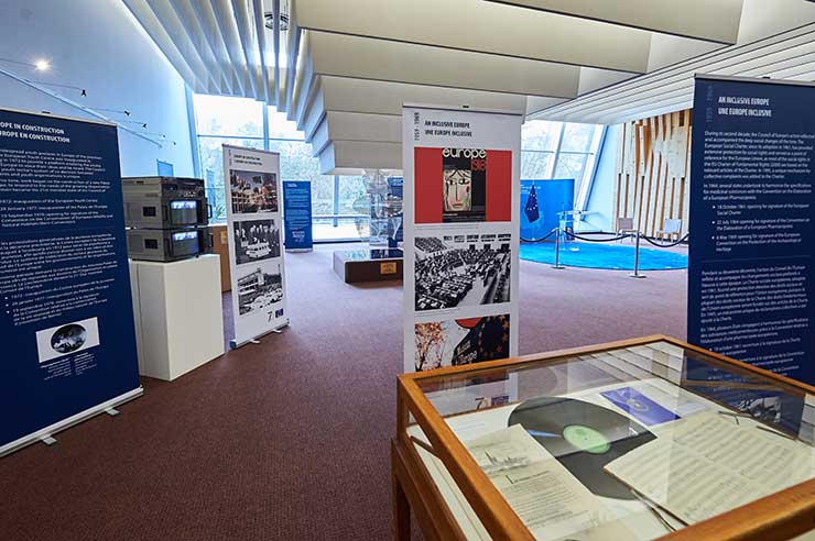Walking through history at Council of Europe exhibition
