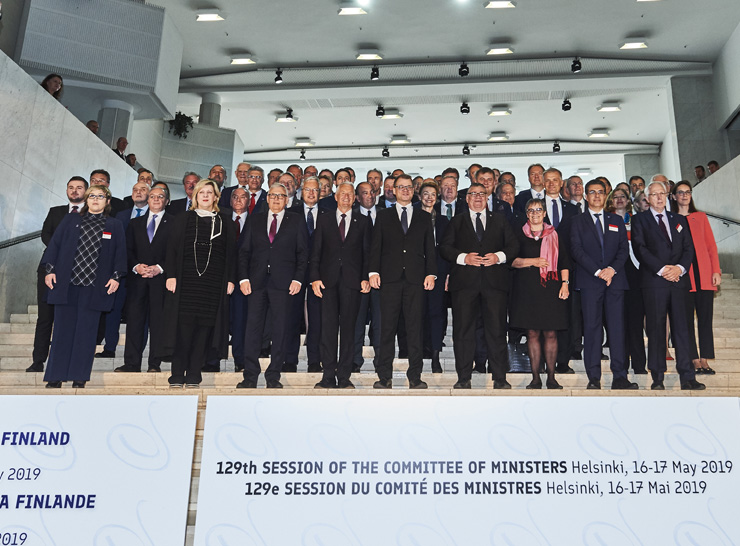 Les Ministres des Affaires étrangères du Conseil de l’Europe célèbrent le 70e anniversaire de l’Organisation à Helsinki