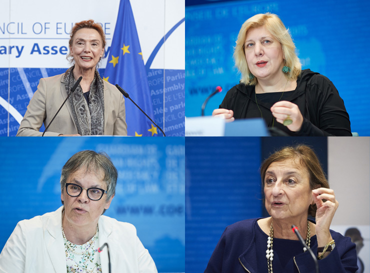 Pour la première fois en 70 ans, des femmes occupent les principaux postes du Conseil de l’Europe